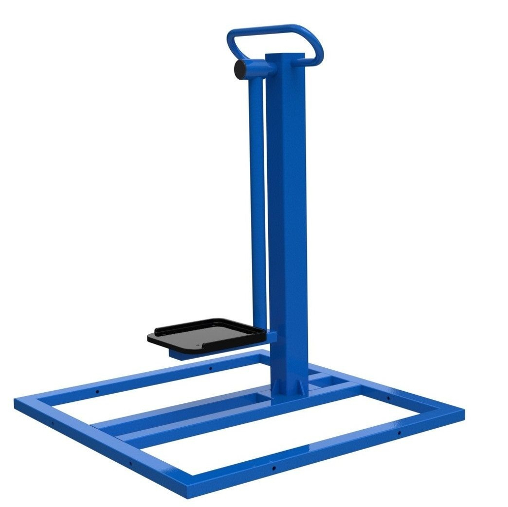 Уличный тренажер №56, "Маятник" (шейкер) на раме, 1100*1100*1300 мм.