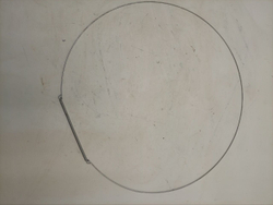 RST703DW кт18 Хомут крепления манжеты стиральной машины Indesit Ariston (внешний) C00119210 б/у