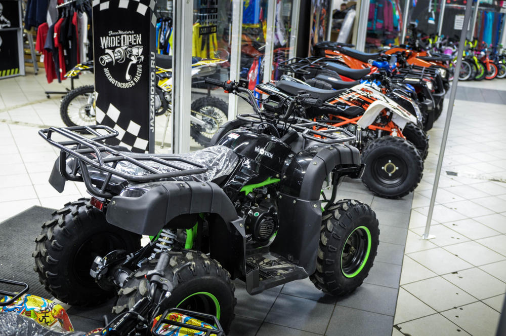 MOTAX ATV Grizlik Lux 200 cc 4TЧерно-зеленый