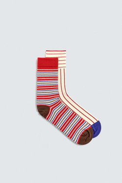 ZARA HARRY LAMBERT X DISNEY НАБОР ИЗ ДВУХ ПАР КОМБИНИРОВАННЫХ НОСКОВ, РАЗНОЦВЕТНЫЙ