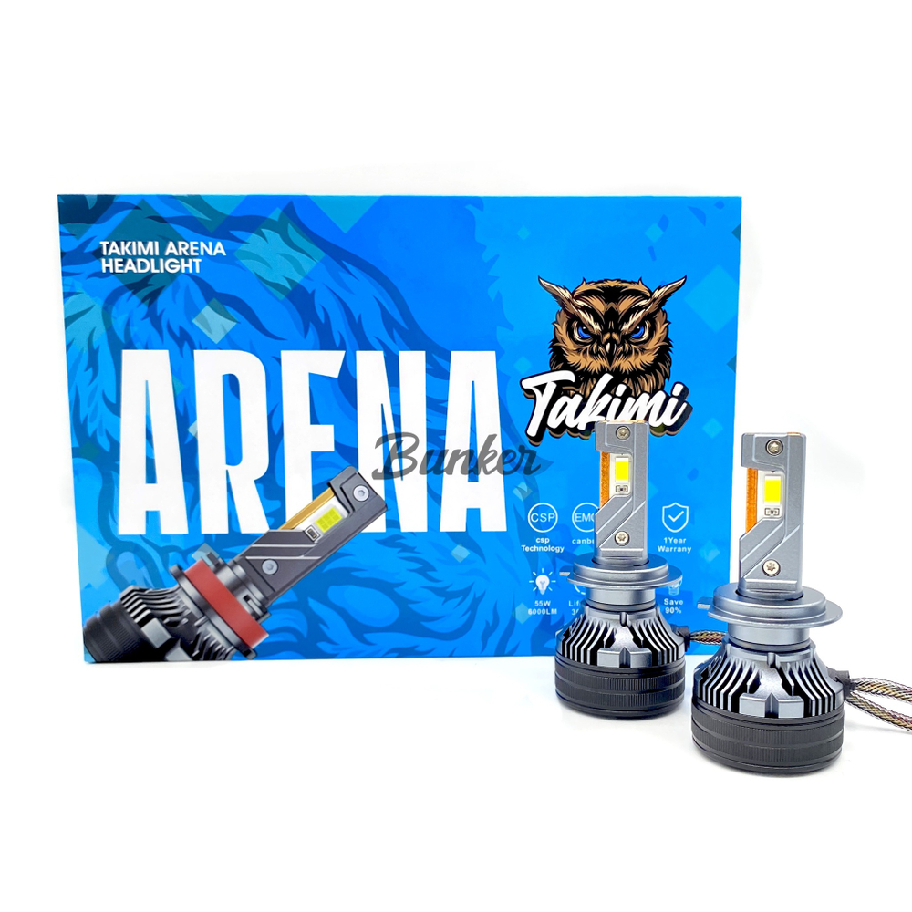 Светодиодные автомобильные LED лампы TaKiMi Arena H7 6000K 12V