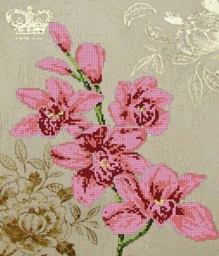 70214 Канва с рисунком "Орхидея 2" Gluriya