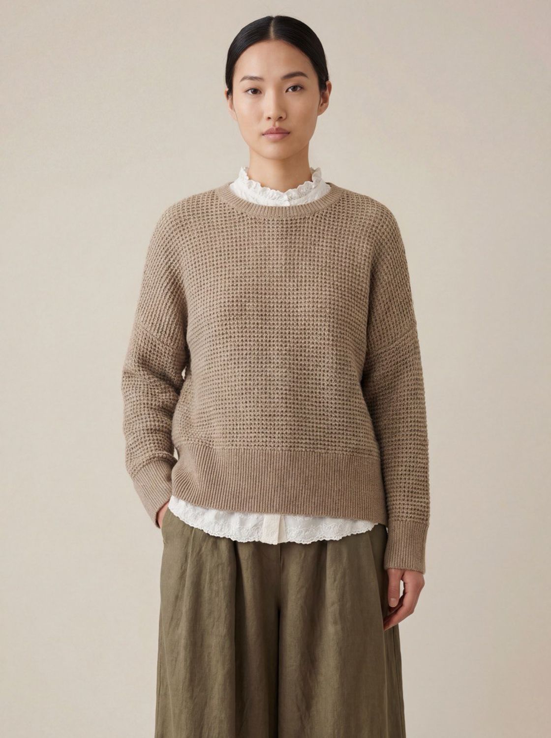 Лонгслив, ballerina, FF90831 (хаки)