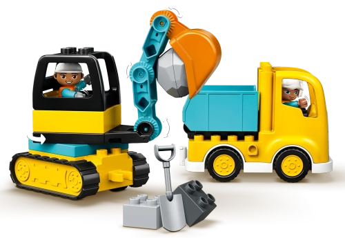 Конструктор LEGO Duplo 10931 Конструктор Грузовой и гусеничный экскаватор