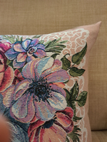 Декоративный гобеленовый чехол для интерьерной подушки Загадка 1 38*38