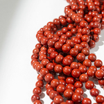 Яшма красная натуральная, 8,7мм, шар