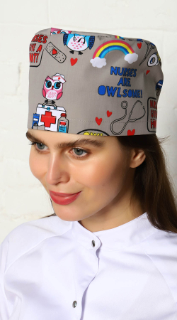 Бандана медицинская принт №М1С