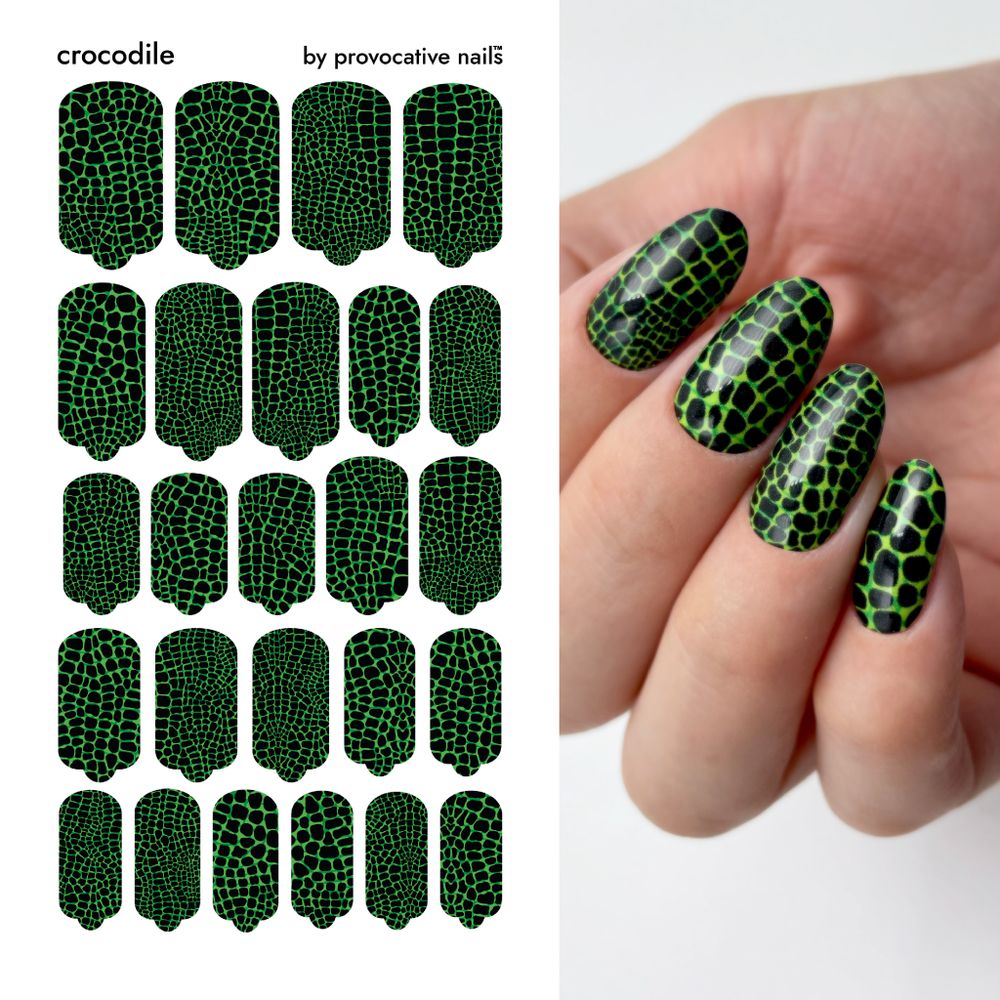 Пленки для маникюра Provocative Nails crocodile