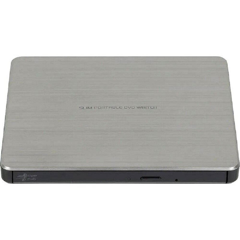 Внешний оптический привод LG DVD-RW GP60NS60 ext. Silver Slim Ret. USB2.0 (совместим с 3.0)