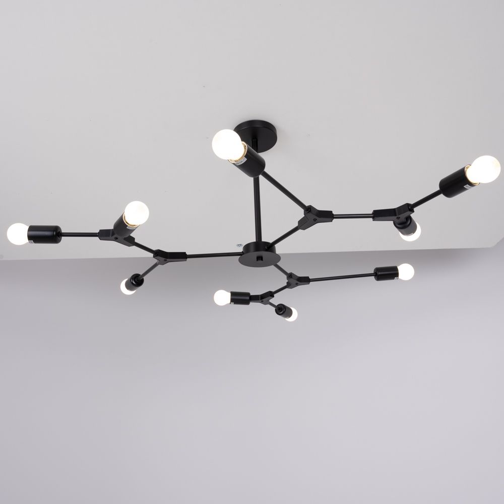 Люстра На Штанге Late D103 Black By Imperiumloft