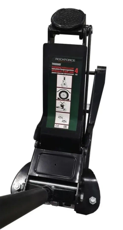 Домкрат подкатной гидравлический двухпоршневой 4т (h min 95мм, h max 560мм) RockForce##Rock FORCE RF-TH33502(RF83502)