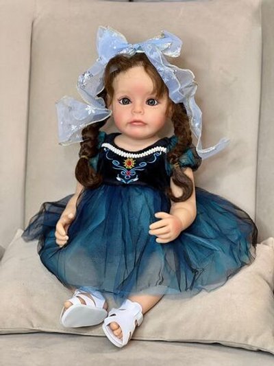 Кукла Реборн виниловая 55см в пакете (FA-380)