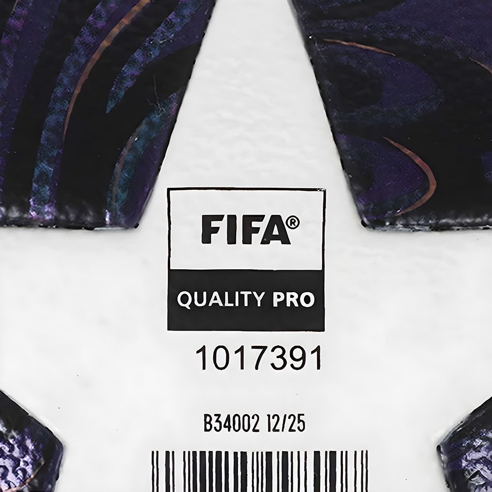 Мяч футб. ADIDAS UCL Competition JX9096, р.5, 32 пан, 32п, FIFA Quality Pro, ПУ,термосш, бело-фиолет