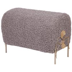 Банкетка Нимфея Серый Айвори