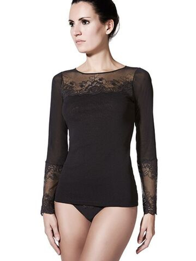 Кофта с длинным рукавом Greta (Размер: M) (Цвет: черный)