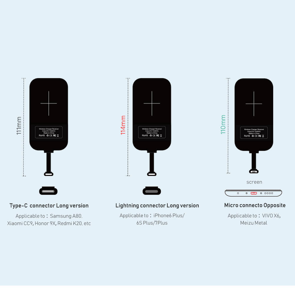 Модуль для беспроводной зарядки для Nillkin MAGIG TAGS Lightning для iPhone 6 Plus/6S Plus/7 Plus