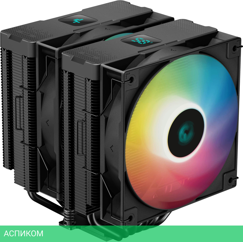 Кулер для процессора DeepCool AG620 Digital BK ARGB (R-AG620-BKADMN-G-2)