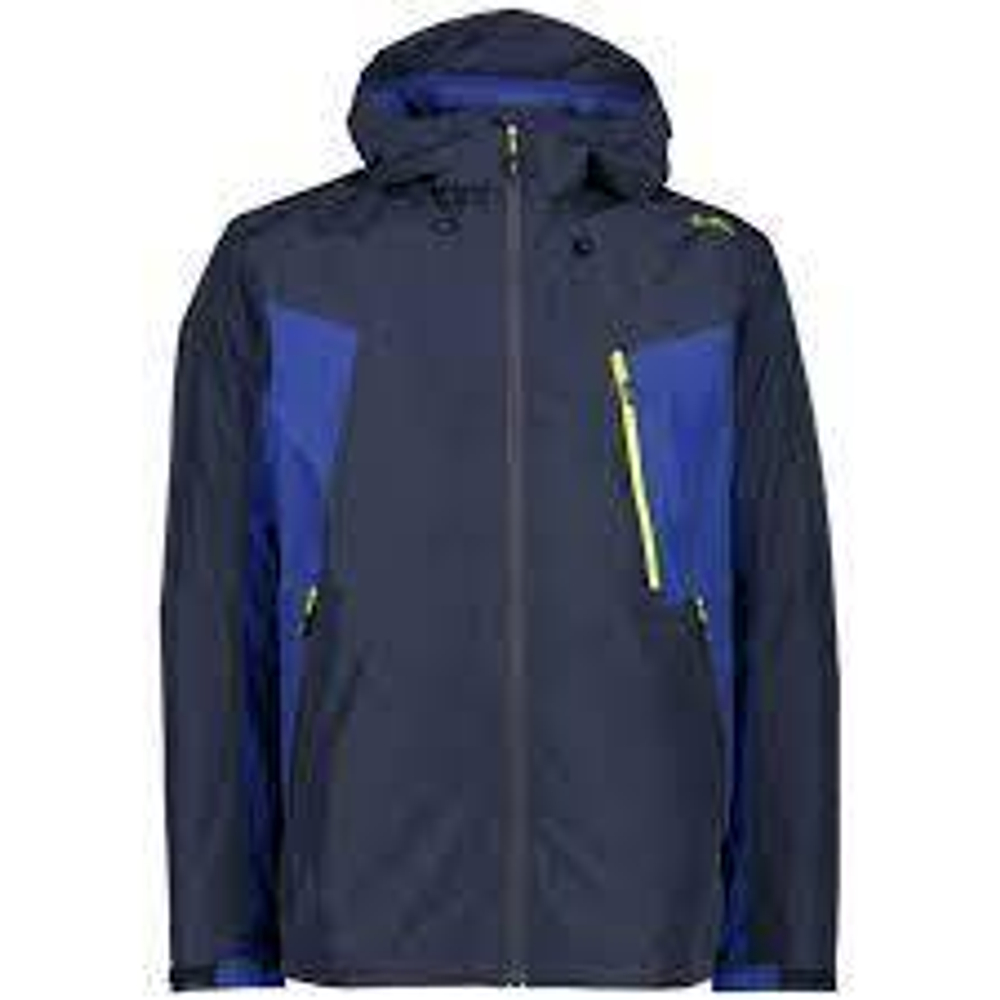 Куртка CMP Man Jacket Fix Hood , артикул 32Z5007, цвет Black Blue (N950)