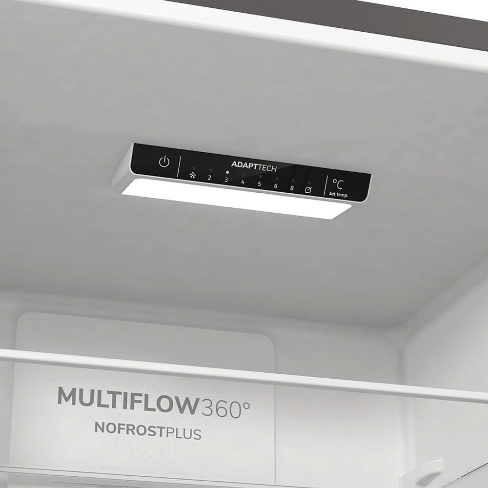 Отдельностоящий двухкамерный холодильник Gorenje NRK6201PS4