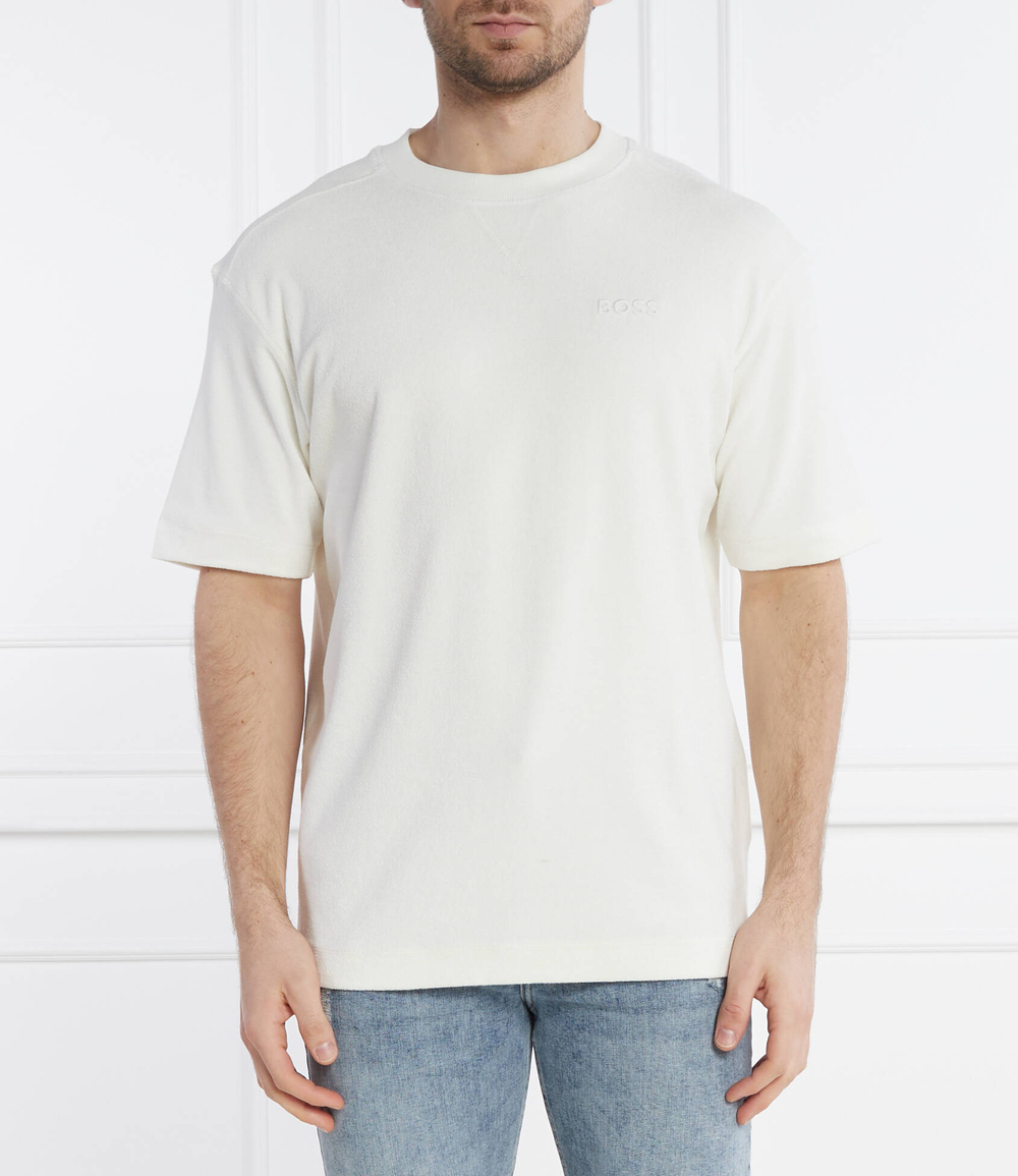 Футболка Towel BOSS ORANGE - экрю(50511084)