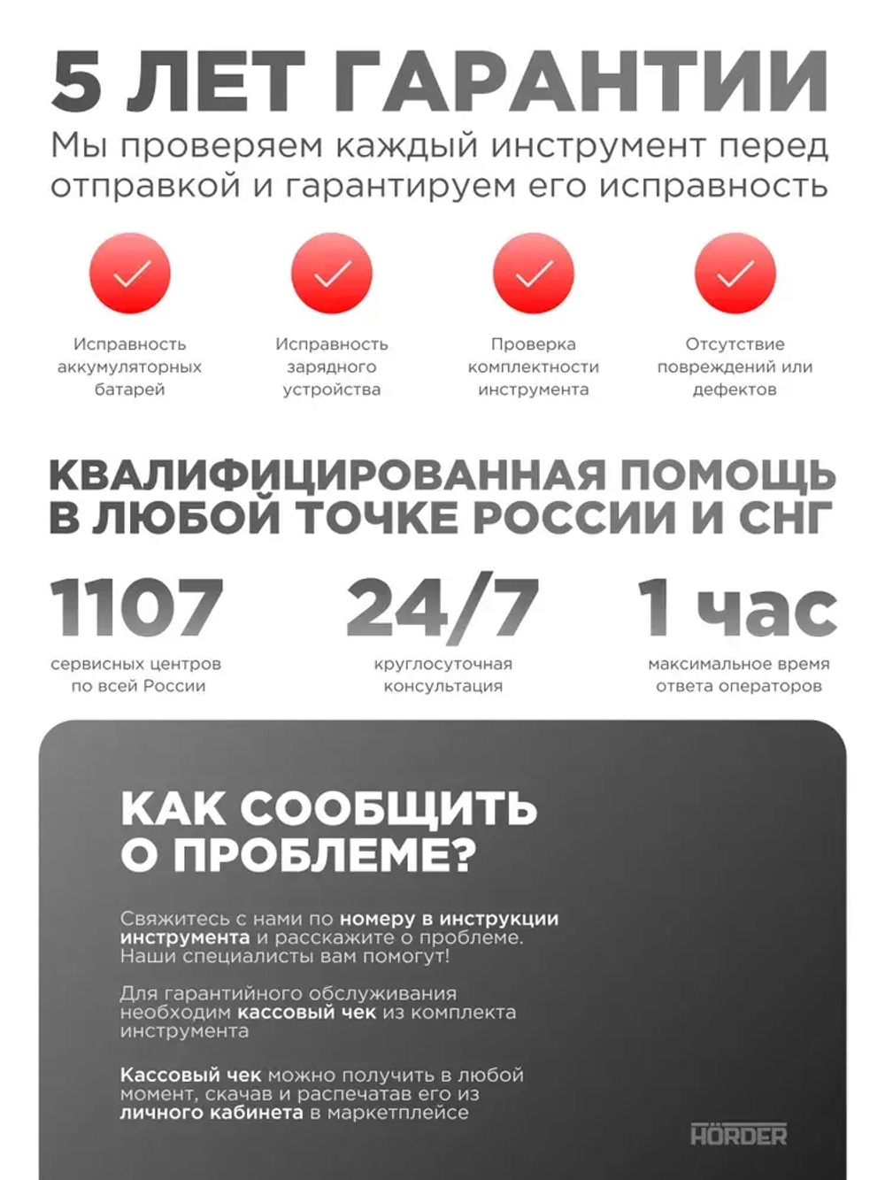 Пила сабельная аккумуляторная HORDER PRS-250 в кейсе 1 аккумулятор 24 В, 2.5 Ач, 3000 ход/мин 4 пильных полотна, подсветка, бесключевая замена пилки