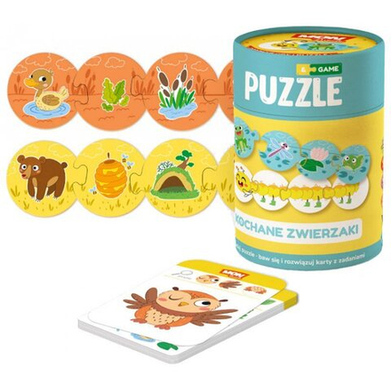 Додо Мон - Двусторонний пазл Милые животные 6 х 4 шт. 200104