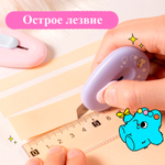 Нож-мини канцелярский DELI "Pupubaby",  57,5х38х15 мм, ассорти