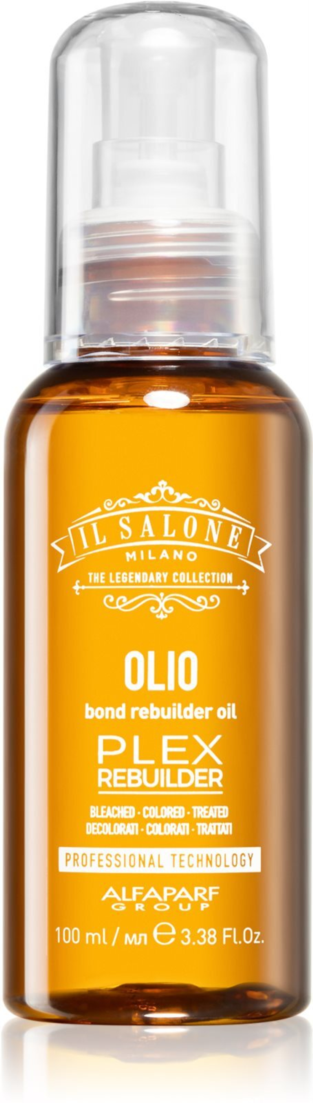 Alfaparf Milano Il Salone Plex - масло для обесцвеченных волос /  nadaje się również do włosów farbowanych 100  ml  / GTIN 8022297120867
