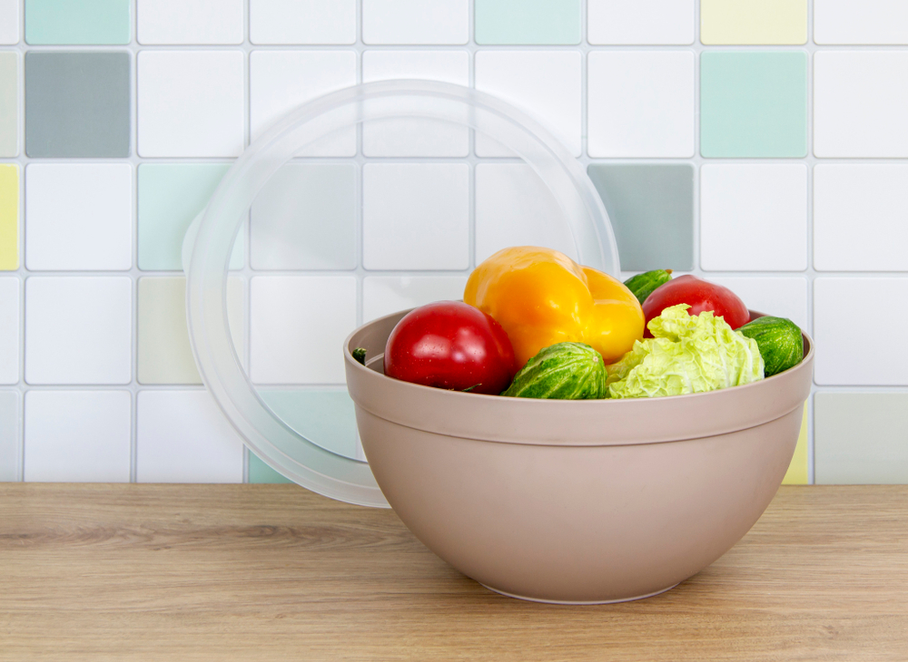 Миска круглая с прозрачной крышкой 4л М1304