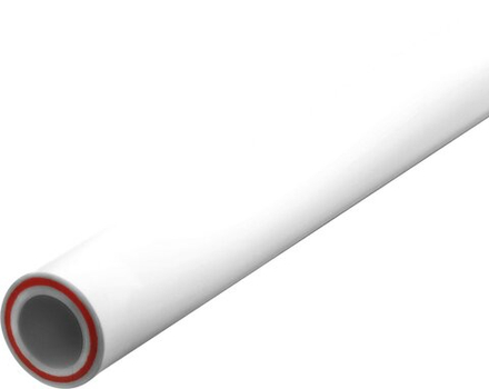 Труба полипропиленовая армированная стекловолокном для отопления PN25 d40х6,7мм, длина трубы 2м