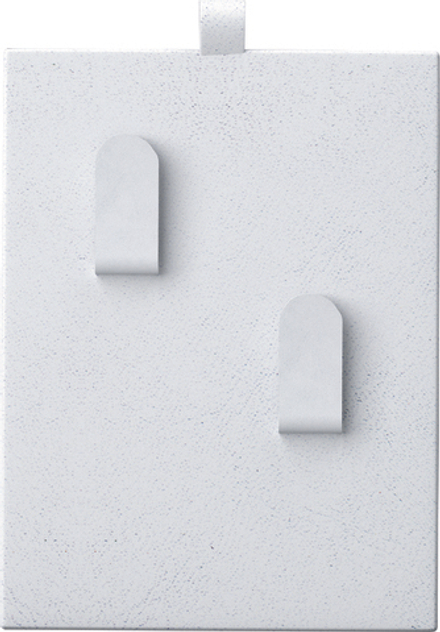 Вкладыш 06/горизонтальный/для 2 колец/2 вертикальных язычка/петелька