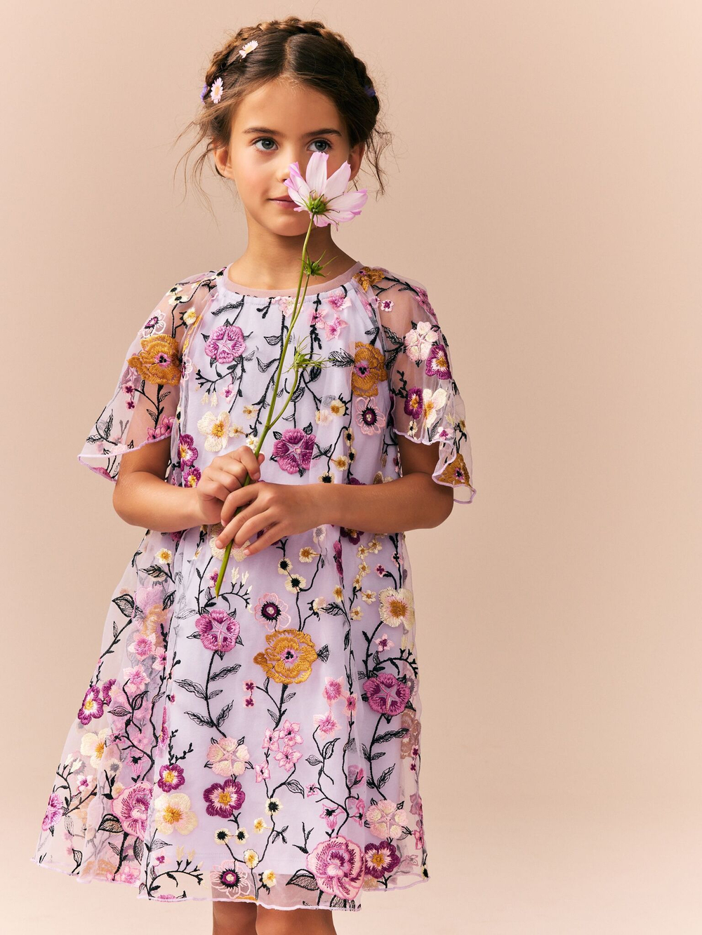 Платье для девочки Next E57-541, Сиреневый