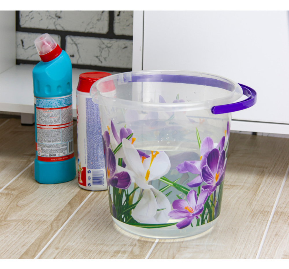 Ведро ДЕКО 5л с рисунком М2425