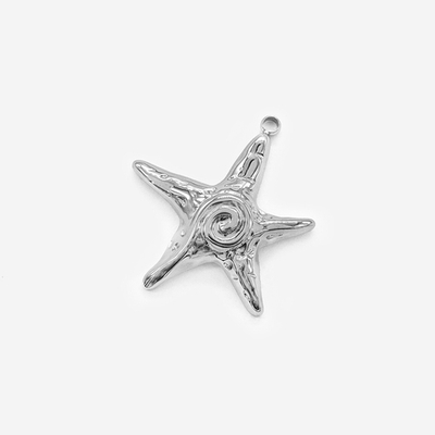 p2827 Подвеска "Морская звезда" 28*27мм, нерж. сталь