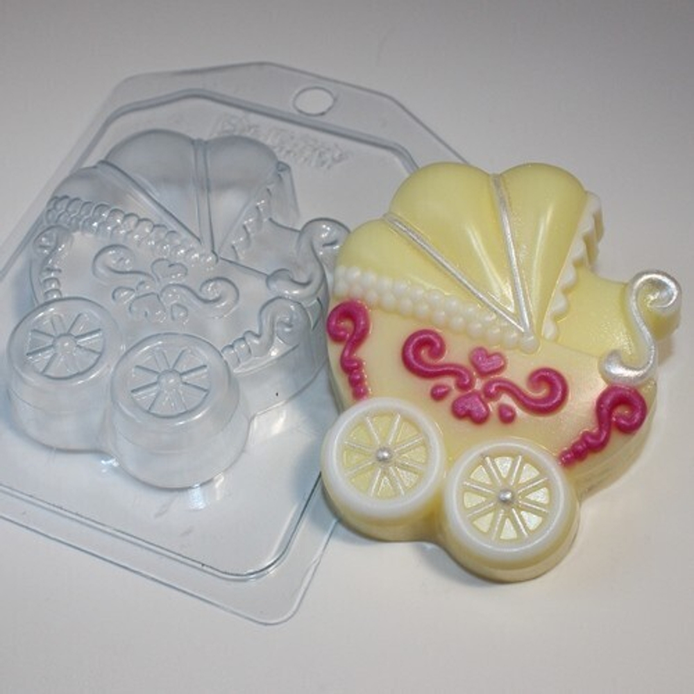 Форма для шоколада пластиковая Коляска