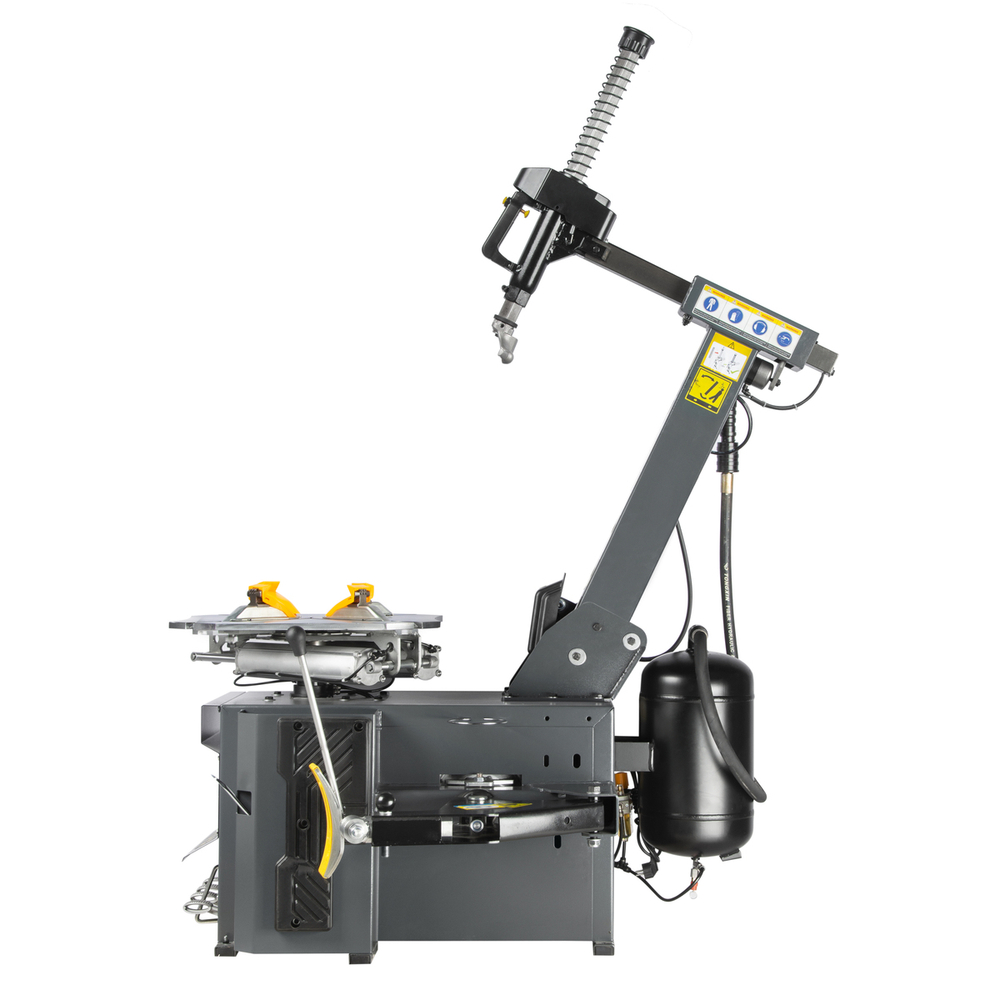 WDK-709738 Автоматический шиномонтажный станок со взрывной накачкой колес, двухскоростной, захват 12"-26"