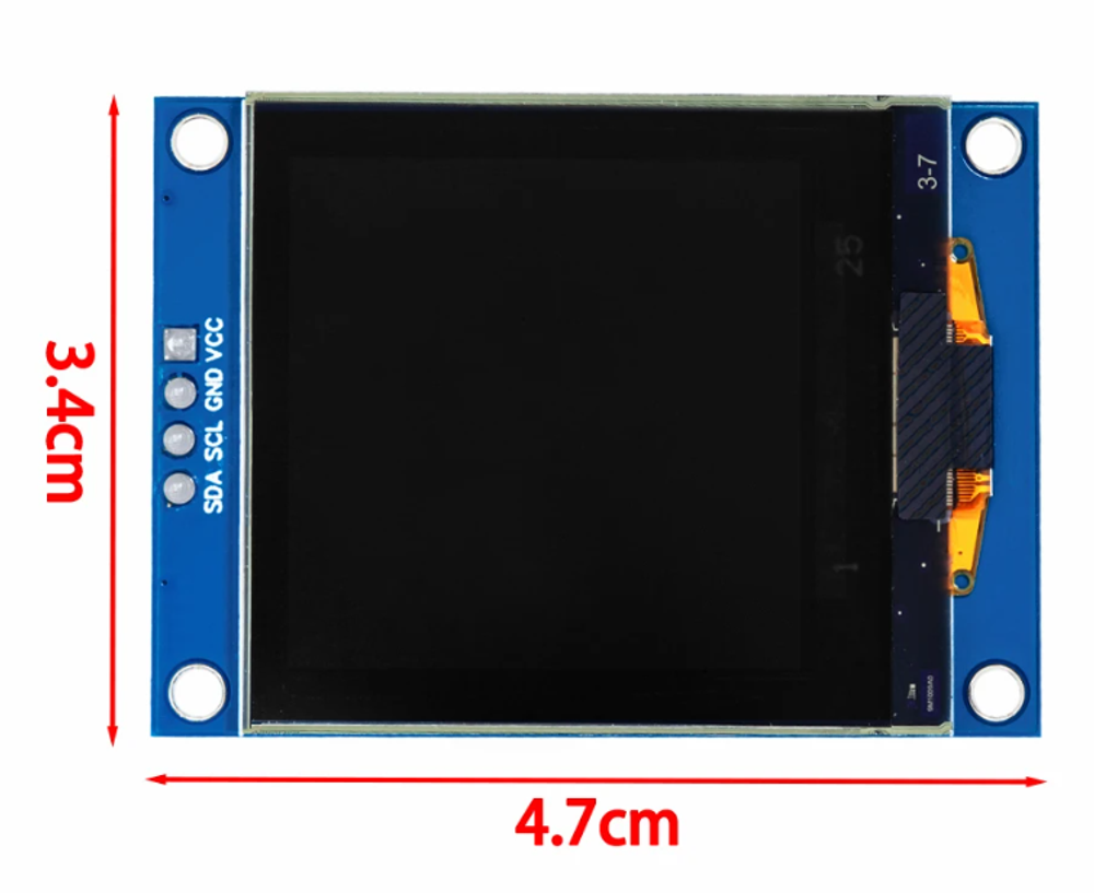 OLED I2C дисплей 1.5′′ 128×128 px