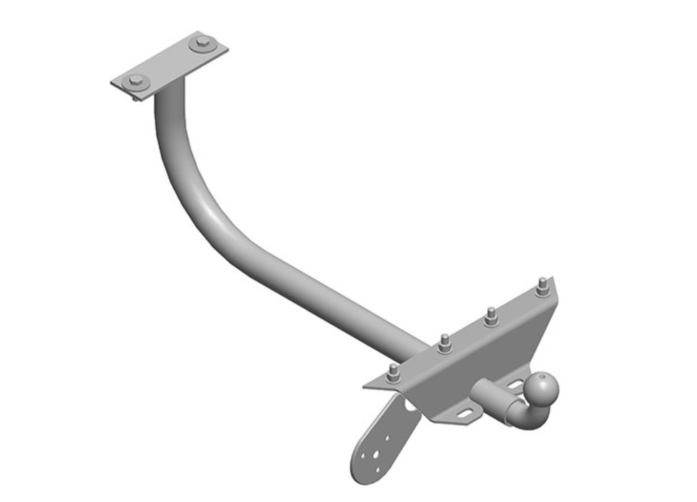 Фаркоп для Lada 4x4, 2121, 21213, 21214, 2131, 2329 1977- Тип шара: H (несъемный сварной). Нагрузки: 800/50 кг, VAZ-51