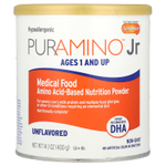 Enfamil, PurAmino ™ Jr, медицинское питание, пищевой порошок на аминокислотной основе, для детей от 1 года, без добавок, 400 г (14,1 унции)