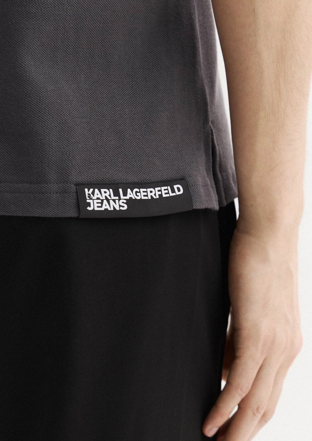 Поло KARL LAGERFELD JEANS Regular Pique Polo