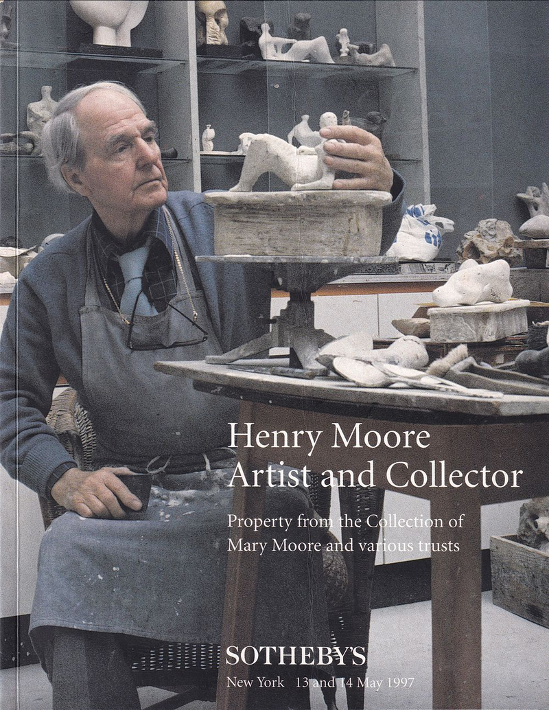 Каталог аукциона Sotheby’s, Нью-Йорк, Генри Мур: художник и коллекционер. Из собрания Мэри Мур и других доверительных фондов собственности от 13-14 мая 1997 года