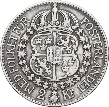 2 кроны 1913 Швеция