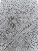 Оренбургский пуховый платок-паутинка А160-01 белый отбеленный