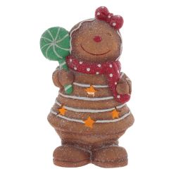 GAEM Фигурка декоративная с подсветкой "Пряник", L25 W15 H40,5 см (3хAAА н/п)