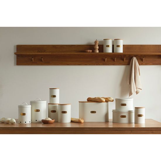 Банка для хранения овощей irmel, 6 л, молочная