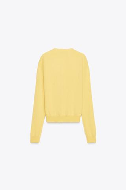ZARA КАРДИГАН ИЗ 100% КАШЕМИРА, ЖЕЛТЫЙ