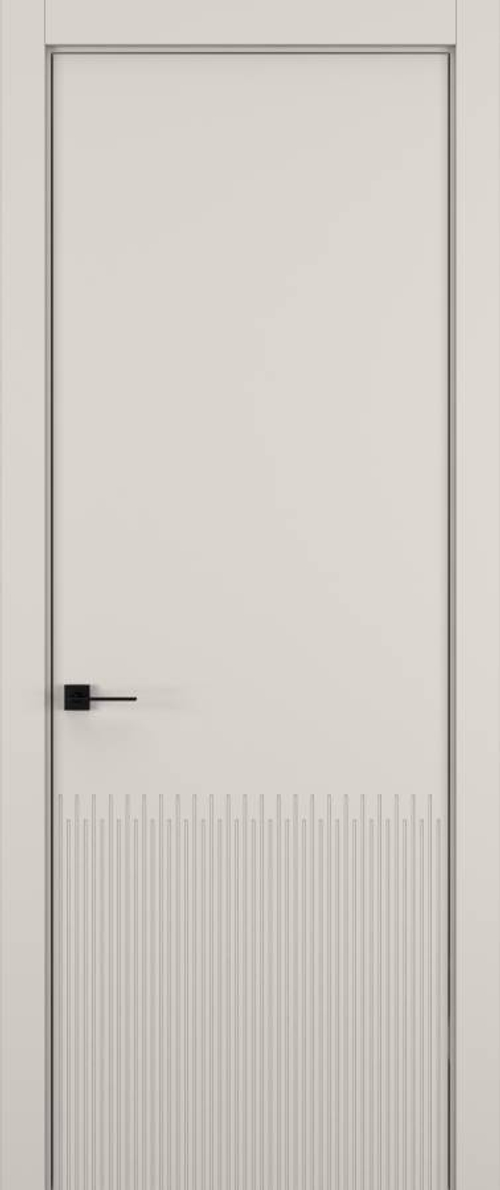 Дверь 5 VERTICAL Матовый Серый песок