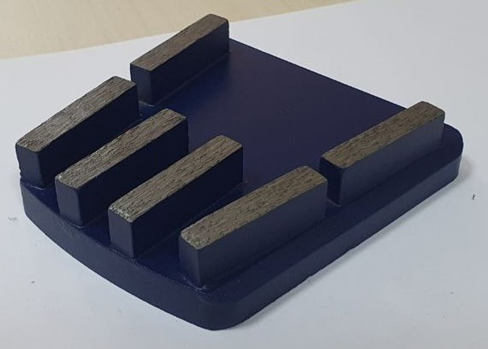 Франкфурт алмазный шлифовальный 6 сегментов  АА L40xW8xH12 500/400 #30 № 0Premium бетон