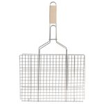 Решетка-гриль универсальная, размер 350х260 мм, глубина 15 мм, никелированное покрытие, РГУ2НЭ