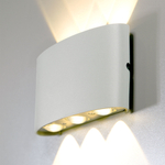 Уличный настенный светодиодный светильник Twinky trio серый 1551 TECHNO LED